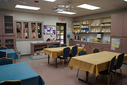 Ceramics studio at Mountain Shadows